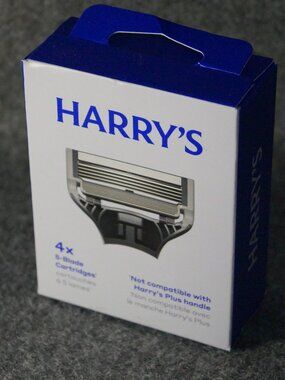 Harry’s 5‑Blade Razor Cartridges 4 Pack Replacement Blades NEW